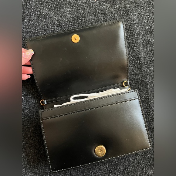 Dior Black leather handbag with gold color accessory n very new condition - Picture 7 of 8